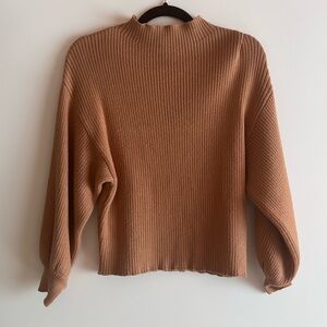 Line and Dot forest camel sweater.